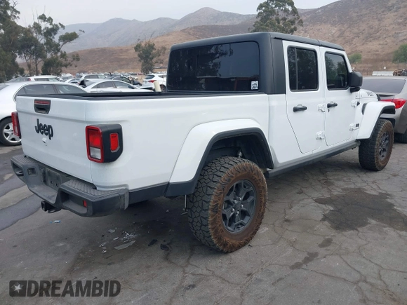 2021 Jeep Gladiator Willys с VIN 1C6HJTAG6ML619730, выставлен на аукционе IAAI как лот 41172494 с пробегом 40 360 миль миль и . История ставок и продаж доступна на DreamBid. Изображение 4.