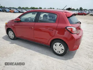 2024 Mitsubishi Mirage ES z VIN ML32AUHJ4RH028833, wystawiony jako Copart lot #59526975 z przebiegiem 7 928 mil mil oraz Czysty tytuł • Clean title. Historia ofert i sprzedaży dostępna na DreamBid. Obrazek 2.
