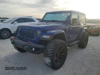 2018 Jeep Wrangler Rubicon z VIN 1C4HJXCG2JW297028, wystawiony jako Copart lot #75492804 z przebiegiem 42 024 mil mil oraz Szkoda całkowita • Salvage title. Historia ofert i sprzedaży dostępna na DreamBid. Obrazek 1.