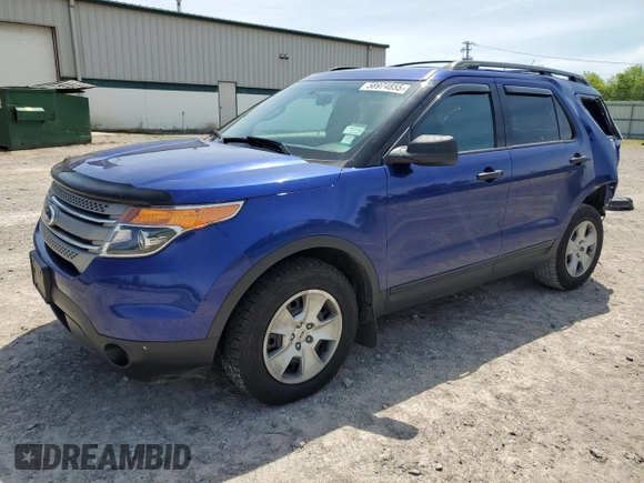 2013 Ford Explorer with VIN 1FM5K8B8XDGB92358, listed as a Copart auction lot 58974855 with 108,989 mi miles and Salvage title. Bid and sale history available at DreamBid. Image 1.