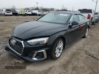 2023 Audi A5 Sportback S line Premium z VIN WAUDACF50PA012637, wystawiony jako Copart lot #37794583 z przebiegiem Nie podano mil oraz . Historia ofert i sprzedaży dostępna na DreamBid. Obrazek 1.