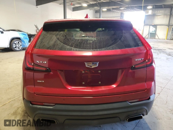 2021 Cadillac XT4 AWD Luxury with VIN 1GYFZBR44MF056778, listed as a Copart auction lot 80963854 with 32,069 mi miles and Salvage Title. Bid and sale history available at carsss.com. Image 6.