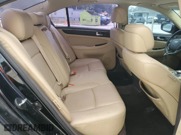 2011 Hyundai Genesis with VIN KMHGC4DE7BU123319, listed as a Copart auction lot 72771514 with 140,615 mi miles and Salvage Title. Bid and sale history available at carsss.com. Image 10.