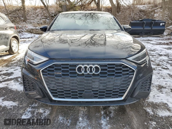 2022 Audi A3 Sedan Progressiv with VIN WAULUCGYXNA034069, listed as a Copart auction lot 37035574 with 19,370 mi miles. Bid and sale history available at carsss.com. Image 5.