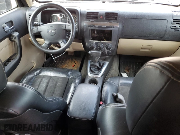 2007 Hummer H3 SUV with VIN 5GTDN13EX78134129, listed as a Copart auction lot 68814194 with 204,389 mi miles and Salvage Title. Bid and sale history available at carsss.com. Image 8.