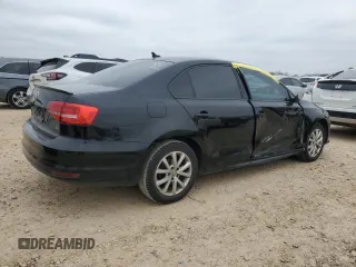 2015 Volkswagen Jetta Sedan 1.8T SE w/Connectivity with VIN 3VWD07AJXFM307406, listed as a Copart auction lot 46159295 with 125,168 mi miles and Salvage Title. Bid and sale history available at carsss.com. Image 3.