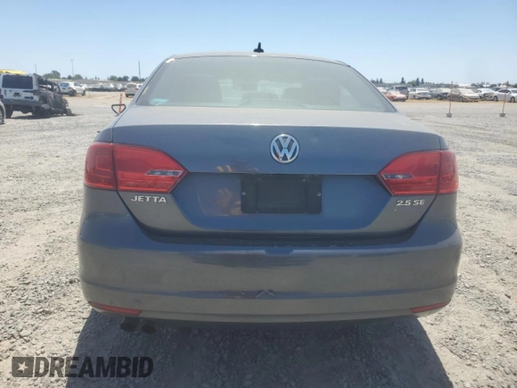 2013 Volkswagen Jetta SE with VIN 3VWDP7AJXDM410673, listed as a Copart auction lot 63515505 with 109,235 mi miles and Salvage title. Bid and sale history available at DreamBid. Image 6.