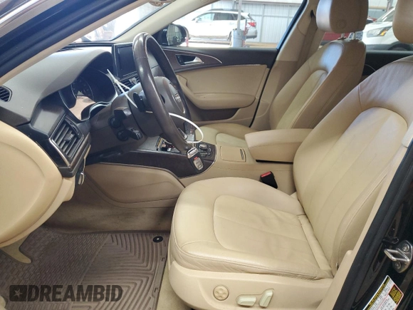 2012 Audi A6 Premium Plus with VIN WAUGGAFC6CN168991, listed as a Copart auction lot 47970195 with 117,628 mi miles and Salvage title. Bid and sale history available at DreamBid. Image 7.