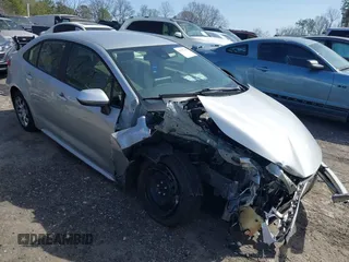 2020 Toyota Corolla LE with VIN JTDEPRAE1LJ005304, listed as a IAAI auction lot 41752750 with 51,929 mi miles. Bid and sale history available at carsss.com. Image 1.