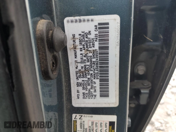 2006 Pontiac Vibe with VIN 5Y2SL65896Z439557, listed as a Copart auction lot 63619875 with 125,891 mi miles and Salvage title. Bid and sale history available at DreamBid. Image 12.
