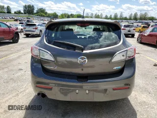 2013 Mazda 3 i Grand Touring with VIN JM1BL1M71D1806779, listed as a Copart auction lot 58071825 with 126,838 mi miles and Salvage title. Bid and sale history available at DreamBid. Image 6.