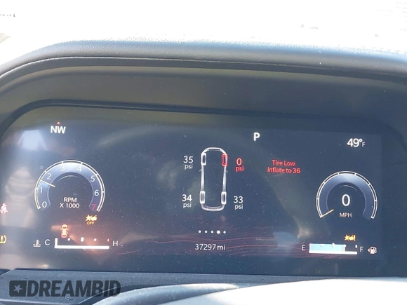2021 Jeep Grand Cherokee Overland with VIN 1C4RJKDG3M8204967, listed as a IAAI auction lot 41744813 with 37,297 mi miles and . Bid and sale history available at DreamBid. Image 7.