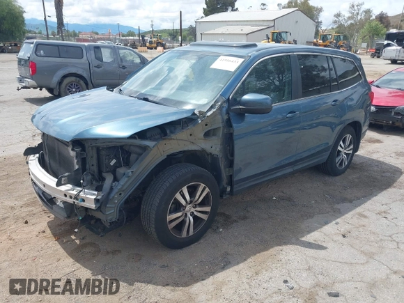 2016 Honda Pilot EX-L with VIN 5FNYF5H53GB028711, listed as a IAAI auction lot 41916433 with 162,895 mi miles and . Bid and sale history available at DreamBid. Image 20.