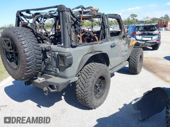 2020 Jeep Wrangler Sport S with VIN 1C4GJXAG6LW189187, listed as a IAAI auction lot 40280437 with Not provided miles and . Bid and sale history available at DreamBid. Image 4.