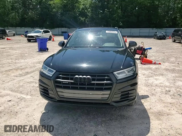 2018 Audi Q5 Premium Plus with VIN WA1BNAFY3J2059962, listed as a Copart auction lot 63822575 with 96,285 mi miles and Salvage title. Bid and sale history available at DreamBid. Image 13.