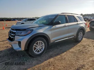 2025 Ford Explorer Active with VIN 1FMUK7DH4SGA94345, listed as a Copart auction lot 63991895 with 2,472 mi miles and Salvage title. Bid and sale history available at DreamBid. Image 1.