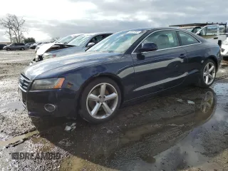 2009 Audi A5 with VIN WAUDK78T09A048444, listed as a Copart auction lot 45397695 with 57,100 mi miles and Salvage Title. Bid and sale history available at carsss.com. Image 1.
