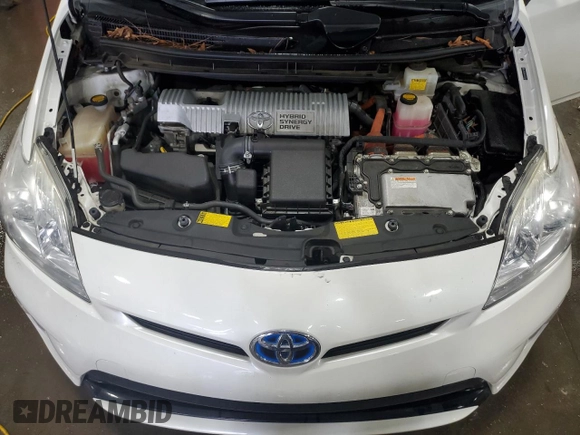 2012 Toyota Prius One with VIN JTDKN3DU1C5470313, listed as a Copart auction lot 55340305 with 106,776 mi miles and Salvage Title. Bid and sale history available at DreamBid. Image 12.
