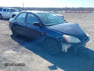 2006 Mitsubishi Lancer ES with VIN JA3AJ26E86U053917, listed as a IAAI auction lot 41760174 with 217,250 mi miles. Bid and sale history available at carsss.com. Image 1.