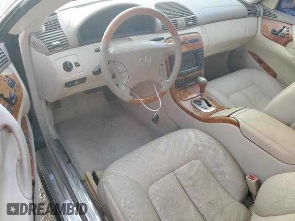 2003 Mercedes-Benz CL 500 z VIN WDBPJ75J53A038309, wystawiony jako Copart lot #73774364 z przebiegiem Nie podano mil oraz Szkoda całkowita • Salvage title. Historia ofert i sprzedaży dostępna na DreamBid. Obrazek 8.