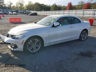 2017 BMW 4 Series 430i xDrive z VIN WBA4U9C38H5H64435, wystawiony jako Copart lot #76807234 z przebiegiem 31 367 mil mil oraz Szkoda całkowita • Salvage title. Historia ofert i sprzedaży dostępna na DreamBid. Obrazek 1.