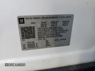 2019 GMC Terrain SLT with VIN 3GKALVEV6KL331396, listed as a Copart auction lot 47793645 with 72,504 mi miles and Salvage Title. Bid and sale history available at carsss.com. Image 13.