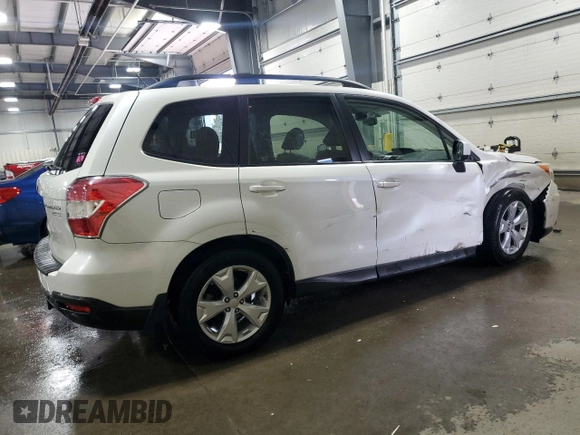 2015 Subaru Forester 2.5i Premium with VIN JF2SJADCXFH569871, listed as a Copart auction lot 52461345 with 124,030 mi miles and Salvage Title. Bid and sale history available at carsss.com. Image 3.