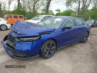 2025 Honda Accord Sport with VIN 1HGCY2F57SA002363, listed as a IAAI auction lot 42157855 with 8,737 mi miles and . Bid and sale history available at DreamBid. Image 2.