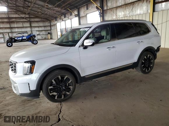 2023 Kia Telluride SX X-Line with VIN 5XYP5DGC5PG361512, listed as a Copart auction lot 78152114 with 28,693 mi miles and Salvage title. Bid and sale history available at DreamBid. Image 1.