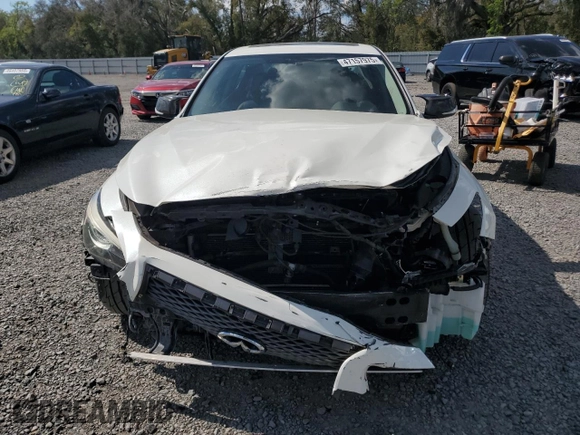 2017 Infiniti Q50 Signature Edition with VIN JN1EV7AP0HM737380, listed as a Copart auction lot 47157975 with 123,113 mi miles and Salvage Title. Bid and sale history available at DreamBid. Image 5.