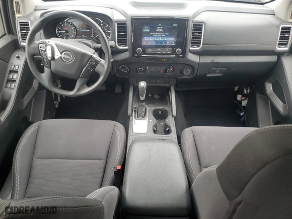 2022 Nissan Frontier S with VIN 1N6ED1EK0NN690236, listed as a Copart auction lot 44001225 with 44,829 mi miles and Salvage Title. Bid and sale history available at carsss.com. Image 8.