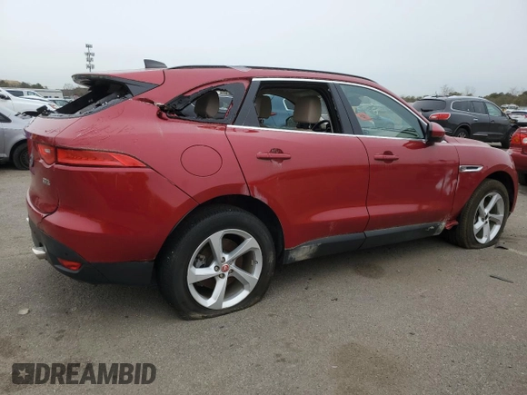 2020 Jaguar F-Pace 25t Premium z VIN SADCJ2FX1LA621776, wystawiony jako Copart lot #87417734 z przebiegiem Nie podano mil oraz Szkoda całkowita • Salvage title. Historia ofert i sprzedaży dostępna na DreamBid. Obrazek 3.