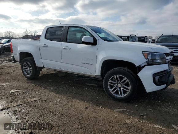 2022 Chevrolet Colorado 4WD LT with VIN 1GCGTCEN5N1244627, listed as a Copart auction lot 80997994 with 55,261 mi miles and Salvage title. Bid and sale history available at DreamBid. Image 4.