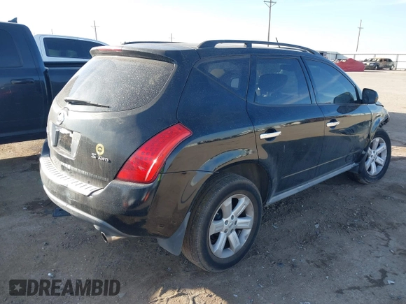 2007 Nissan Murano S with VIN JN8AZ08W77W602425, listed as a IAAI auction lot 41575887 with 136,513 mi miles and . Bid and sale history available at DreamBid. Image 4.