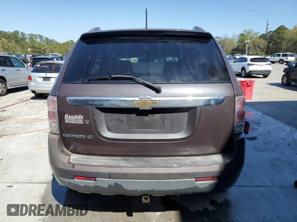 2007 Chevrolet Equinox LT with VIN 2CNDL63F976093951, listed as a Copart auction lot 50358675 with 177,199 mi miles and Salvage Title. Bid and sale history available at carsss.com. Image 6.