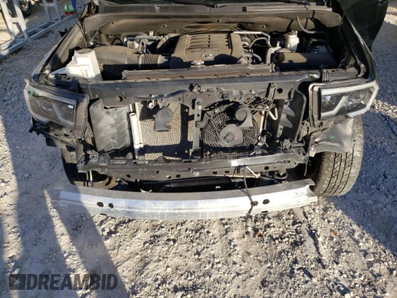 2020 Toyota Sequoia SR5 with VIN 5TDBY5G14LS180176, listed as a Copart auction lot 79800654 with 55,110 mi miles and Salvage Title. Bid and sale history available at carsss.com. Image 12.
