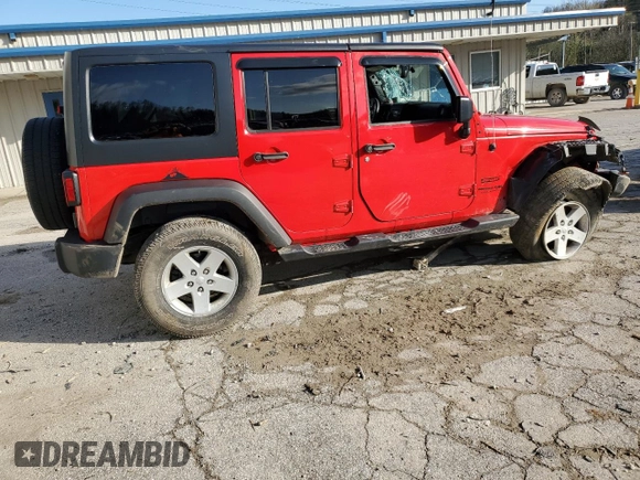 2018 Jeep Wrangler JK Unlimited Sport S with VIN 1C4BJWDG8JL891400, listed as a Copart auction lot 52137685 with 30,047 mi miles and Salvage Title. Bid and sale history available at carsss.com. Image 3.