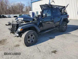 2018 Jeep Wrangler Unlimited Sport S z VIN 1C4HJXDGXJW230269, wystawiony jako Copart lot #53250765 z przebiegiem Nie podano mil oraz Nie do naprawy. Historia ofert i sprzedaży dostępna na DreamBid. Obrazek 1.