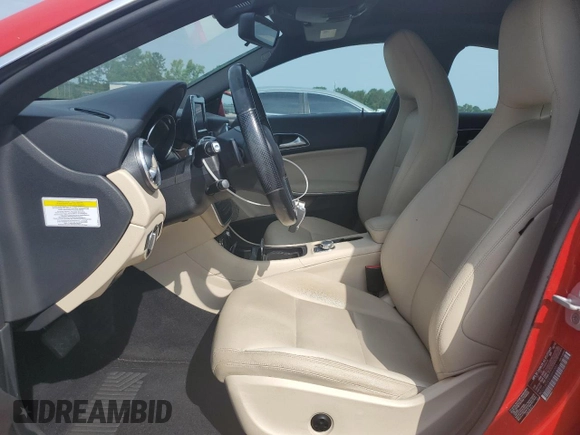 2014 Mercedes-Benz CLA 250 with VIN WDDSJ4EB3EN050303, listed as a Copart auction lot 58004235 with 90,789 mi miles and Salvage title. Bid and sale history available at DreamBid. Image 7.