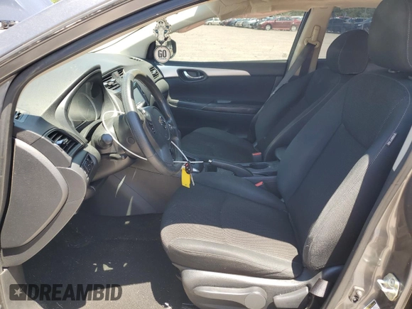 2019 Nissan Sentra S with VIN 3N1AB7AP9KY379742, listed as a Copart auction lot 57699995 with 104,080 mi miles and Salvage title. Bid and sale history available at DreamBid. Image 7.