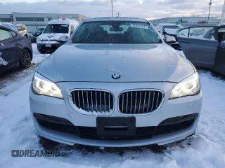 2014 BMW 7 Series 740Li xDrive with VIN WBAYF4C57ED281954, listed as a Copart auction lot 85297394 with 63,535 mi miles and Salvage Title. Bid and sale history available at carsss.com. Image 5.