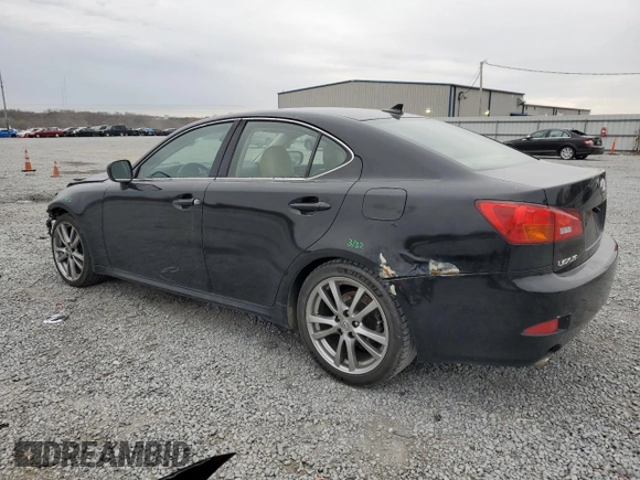 2008 Lexus IS with VIN JTHBK262082080289, listed as a Copart auction lot 48044825 with 198,945 mi miles and Salvage Title. Bid and sale history available at carsss.com. Image 2.