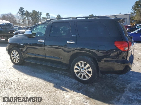 2008 Toyota Sequoia Platinum with VIN 5TDBY67A48S013961, listed as a Copart auction lot 46236575 with 185,568 mi miles and Non Repairable. Bid and sale history available at carsss.com. Image 2.