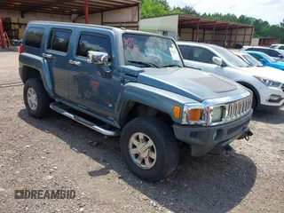 2007 Hummer H3 SUV with VIN 5GTDN13E078220713, listed as a IAAI auction lot 42122511 with 190,073 mi miles. Bid and sale history available at carsss.com. Image 1.
