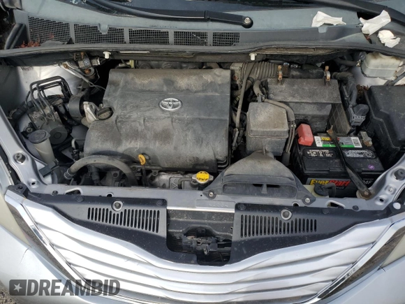 2011 Toyota Sienna XLE AAS with VIN 5TDYK3DC8BS158637, listed as a Copart auction lot 54332035 with 265,389 mi miles and Non Repairable. Bid and sale history available at carsss.com. Image 11.