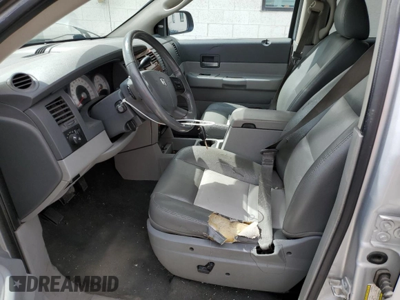 2007 Dodge Durango SLT with VIN 1D8HB48P27F536737, listed as a Copart auction lot 51980865 with 221,968 mi miles and Salvage title. Bid and sale history available at DreamBid. Image 7.