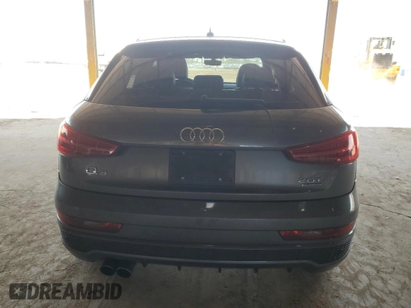 2018 Audi Q3 Premium with VIN WA1ECCFS8JR021306, listed as a Copart auction lot 60091415 with 100,604 mi miles and Salvage title. Bid and sale history available at DreamBid. Image 6.