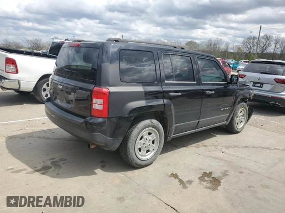 2015 Jeep Patriot Sport with VIN 1C4NJPBA2FD328846, listed as a Copart auction lot 51698285 with 146,674 mi miles and Salvage Title. Bid and sale history available at carsss.com. Image 3.