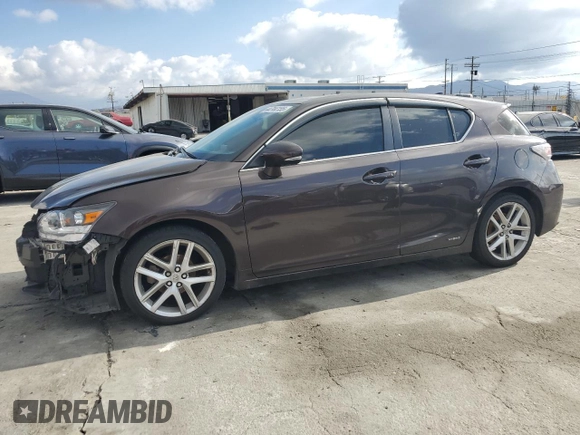2014 Lexus CT 200h z VIN JTHKD5BHXE2189697, wystawiony jako Copart lot #44744155 z przebiegiem 170 555 mil mil oraz Szkoda całkowita • Salvage title. Historia ofert i sprzedaży dostępna na DreamBid. Obrazek 1.