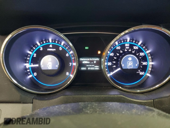 2013 Hyundai Sonata GLS z VIN 5NPEB4AC8DH659615, wystawiony jako Copart lot #55651985 z przebiegiem 81 532 mil mil oraz Szkoda całkowita • Salvage title. Historia ofert i sprzedaży dostępna na DreamBid. Obrazek 9.